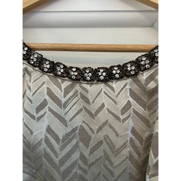 Trina Turk Embellished Shift Cocktail Dress Womens 0 Y2K Chic Event Gala Glam - Picture 13 of 16